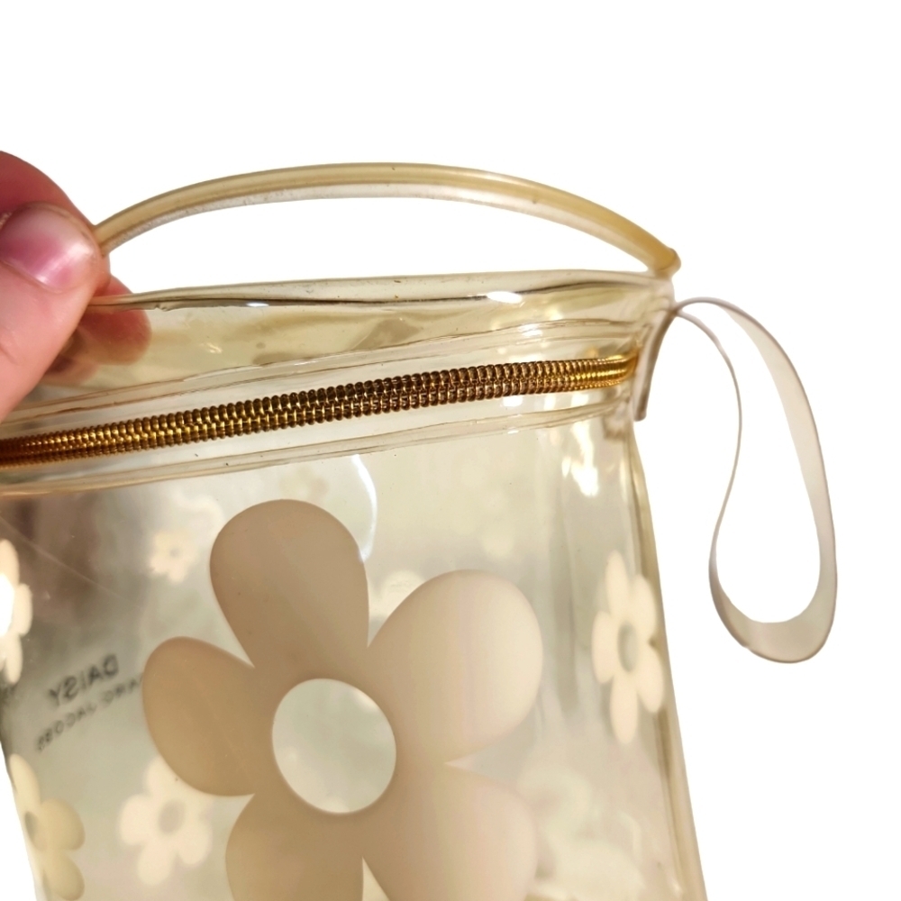 Marc Jacobs Vintage Daisy Clear Bucket Bag Makeup Case - Picture 5 of 7